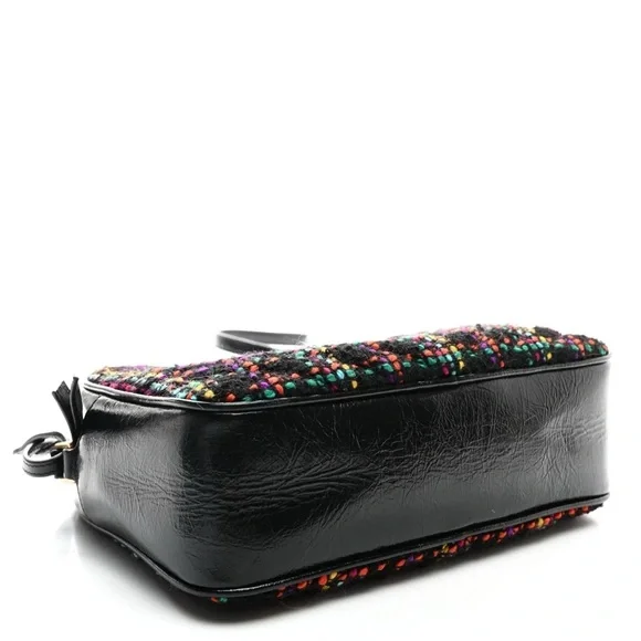 Saint Laurent YSL Tweed Calfskin Lou Camera Bag EUC W/ COA - Picture 3 of 7